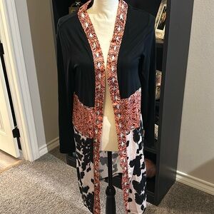 Cow print, light weight over jacket